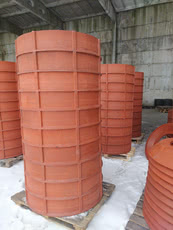 Полимерные колодцы (разборной) «VULKAN» Ø 1000 мм 25 тонн (цена указана за кольцо h – 200 mm)